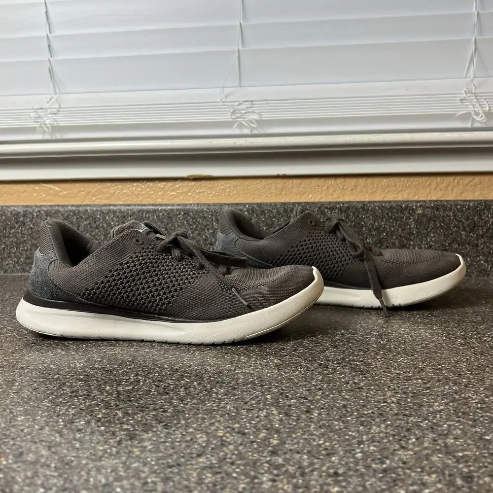 Kizik Shoes Mens Size 9 Running Sneakers Brown Fabric Lace Up Low Womens Sz 10.5